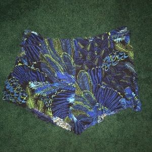 Peacock soft shorts